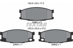 Textar Σετ τακάκια, Δισκόφρενα - 2350101