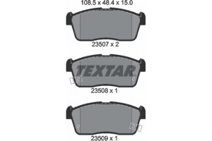 Textar Σετ τακάκια, Δισκόφρενα - 2350701