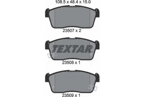 Textar Σετ τακάκια, Δισκόφρενα - 2350701