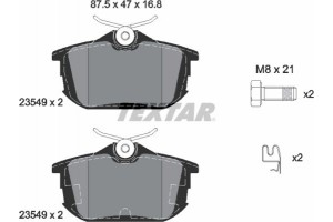 Textar Σετ τακάκια, Δισκόφρενα - 2354901