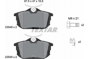 Textar Σετ τακάκια, Δισκόφρενα - 2354901