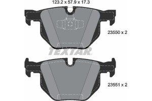 Textar Σετ τακάκια, Δισκόφρενα - 2355001