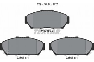 Textar Σετ τακάκια, Δισκόφρενα - 2356601