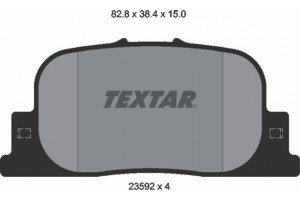 Textar Σετ τακάκια, Δισκόφρενα - 2359201