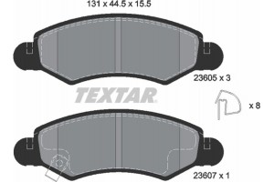 Textar Σετ τακάκια, Δισκόφρενα - 2360501