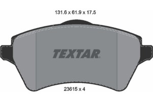 Textar Σετ τακάκια, Δισκόφρενα - 2361501