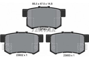 Textar Σετ τακάκια, Δισκόφρενα - 2365201
