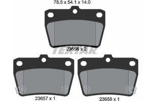 Textar Σετ τακάκια, Δισκόφρενα - 2365601