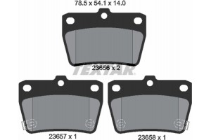 Textar Σετ τακάκια, Δισκόφρενα - 2365601