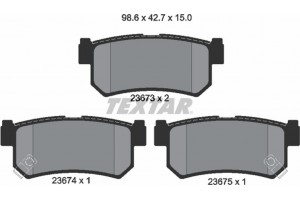 Textar Σετ τακάκια, Δισκόφρενα - 2367301