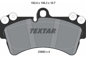Textar Σετ τακάκια, Δισκόφρενα - 2369302