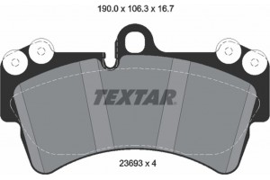 Textar Σετ τακάκια, Δισκόφρενα - 2369302