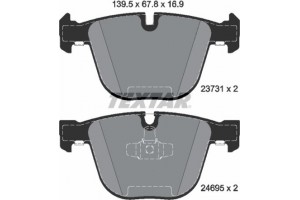 Textar Σετ τακάκια, Δισκόφρενα - 2373101