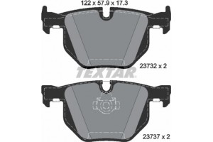 Textar Σετ τακάκια, Δισκόφρενα - 2373281