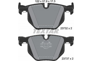 Textar Σετ τακάκια, Δισκόφρενα - 2373201