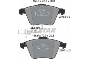 Textar Σετ τακάκια, Δισκόφρενα - 2376302