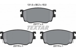 Textar Σετ τακάκια, Δισκόφρενα - 2377701