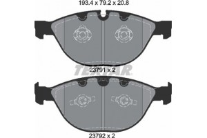 Textar Σετ τακάκια, Δισκόφρενα - 2379101