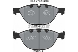 Textar Σετ τακάκια, Δισκόφρενα - 2379101