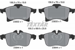 Textar Σετ τακάκια, Δισκόφρενα - 2383201