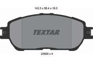 Textar Σετ τακάκια, Δισκόφρενα - 2385501