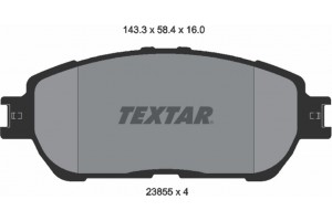 Textar Σετ τακάκια, Δισκόφρενα - 2385501