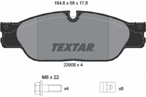 Textar Σετ τακάκια, Δισκόφρενα - 2390801