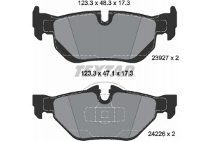 Textar Σετ τακάκια, Δισκόφρενα - 2392701