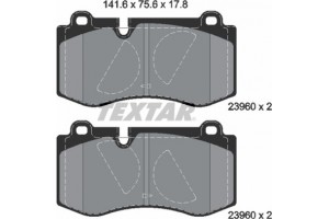 Textar Σετ τακάκια, Δισκόφρενα - 2396001