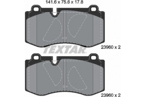 Textar Σετ τακάκια, Δισκόφρενα - 2396001