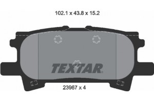 Textar Σετ τακάκια, Δισκόφρενα - 2396701