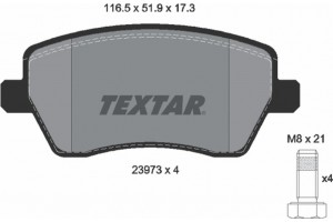 Textar Σετ τακάκια, Δισκόφρενα - 2397301