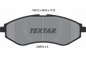 Textar Σετ τακάκια, Δισκόφρενα - 2397401