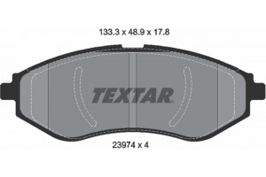 Textar Σετ τακάκια, Δισκόφρενα - 2397401
