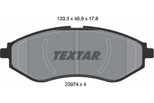 Textar Σετ τακάκια, Δισκόφρενα - 2397401