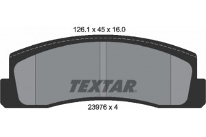 Textar Σετ τακάκια, Δισκόφρενα - 2397601