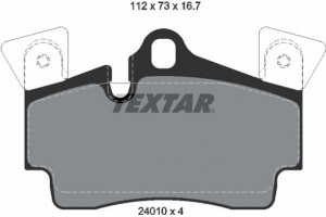 Textar Σετ τακάκια, Δισκόφρενα - 2401001