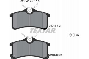 Textar Σετ τακάκια, Δισκόφρενα - 2401301