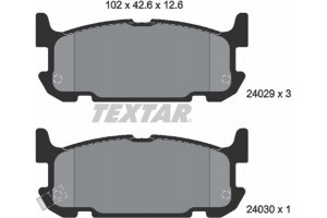 Textar Σετ τακάκια, Δισκόφρενα - 2402901