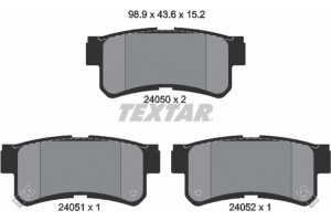 Textar Σετ τακάκια, Δισκόφρενα - 2405001