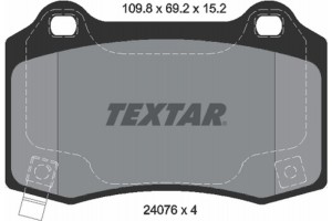 Textar Σετ τακάκια, Δισκόφρενα - 2407601