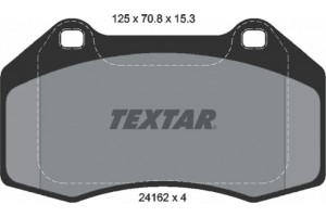 Textar Σετ τακάκια, Δισκόφρενα - 2416201