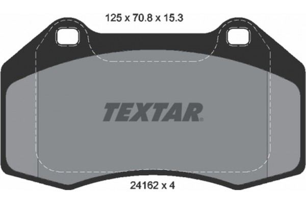 Textar Σετ τακάκια, Δισκόφρενα - 2416201