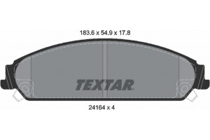Textar Σετ τακάκια, Δισκόφρενα - 2416401