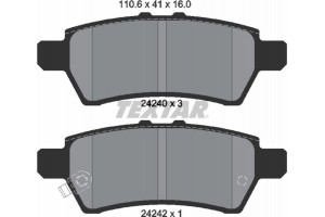 Textar Σετ τακάκια, Δισκόφρενα - 2424001