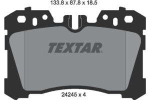 Textar Σετ τακάκια, Δισκόφρενα - 2424501