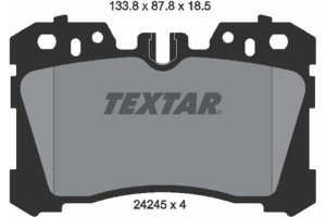 Textar Σετ τακάκια, Δισκόφρενα - 2424501