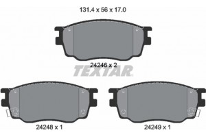 Textar Σετ τακάκια, Δισκόφρενα - 2424601