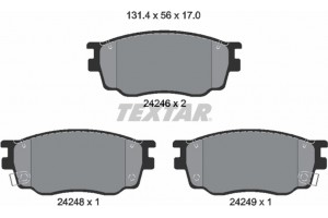 Textar Σετ τακάκια, Δισκόφρενα - 2424601