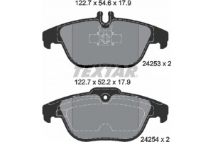 Textar Σετ τακάκια, Δισκόφρενα - 2425301